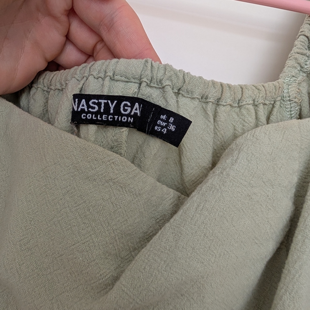 Nasty Gal Olive Green Skirt